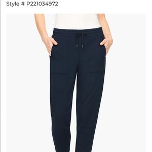 Talbots Pima Terry Joggers, Size XLP, Navy
